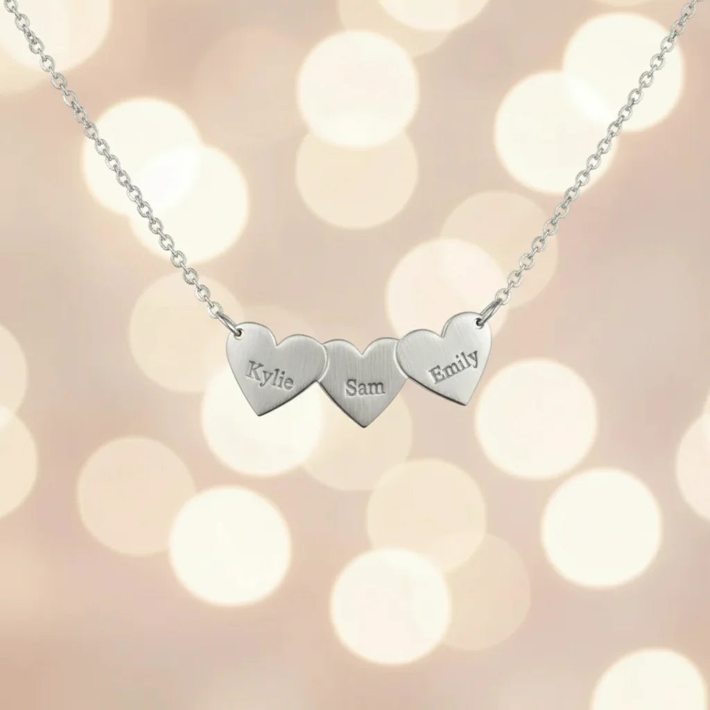 Engraved Heart Necklace - Wear Your Heart